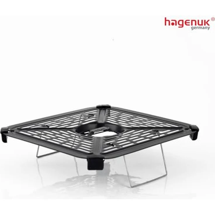 Hagenuk DUAL ZONE Heißluftfritteuse, 12 Liter, 2800 W, Digitales Farbdisplay, 10 Programme, Sichtfenster, Synchronisierungsfunktion – Bild 4