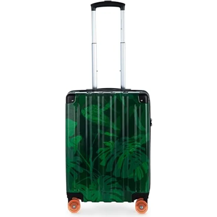Hauptstadtkoffer Q-Damm, Handgepäckkoffer 54x37x21 cm mit TSA-Schloss, 4 Rollen, Hartschale, Floral Design, 38 Liter Volumen – Bild 2