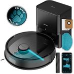 Cecotec Conga 7690 Immortal MAX Home M, Saugroboter mit Lasernavigation, 5000 Pa Saugkraft, 220 Minuten Akkulaufzeit, App-Steuerung, 4-in-1 Reinigung