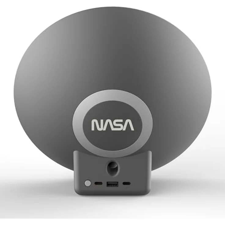 Nasa SPC600, Wecker mit BT-Lautsprecher, Qi-Charger und LED-Licht, kabellos – Bild 4