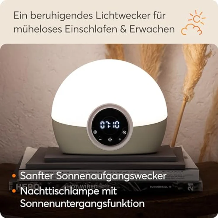 Lumie Bodyclock Spark 100, Lichtwecker mit individuell einstellbarer Intensität und sanftem Nachtlicht – Bild 4