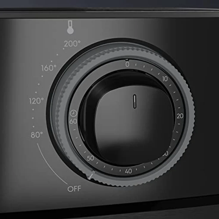 AEG AF5-1-4GB Heißluftfritteuse, ohne Öl, 1350 Watt, Thermostat, 2,5L, bis 200°C, schwarz – Bild 4