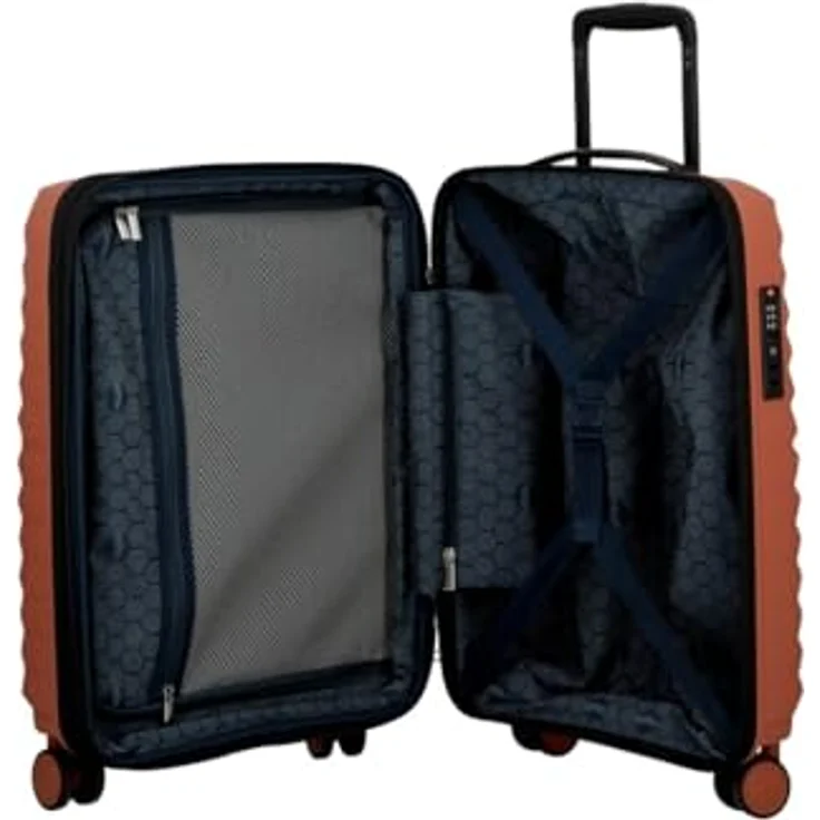 JUMP Kabinenkoffer XWave ausziehbar 4 Räder (W20) Ziegelrot, Erweiterbarer Koffer - Preisvergleich – Bild 5