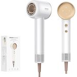 Dreame Hair Glory Haartrockner, trocknet schnell, 110.000 U/min Hochgeschwindigkeit, 70m/s Luftstrom, Negativ-Ionen-Technologie, Temperatur- und Luftgeschwindigkeitsregelung, Weiß