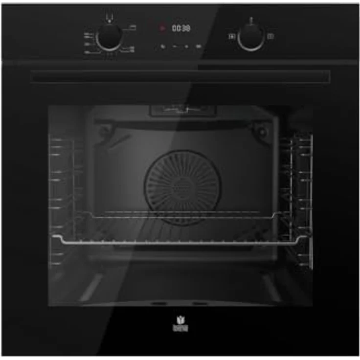 Gasline Gasherdset GB850-FIB + GAG60INX, 69 Liter Gas-Einbaubackofen mit Umluft und 60 cm Edelstahl-Gaskochfeld, 4 Sabaf-Brenner, Erdgas/Propangas – Bild 3