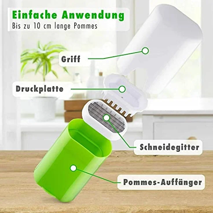 MAVURALiving Pommesschneider Kartoffelschneider Pommes Frites Maker Schneider Frittenschneider – Bild 3