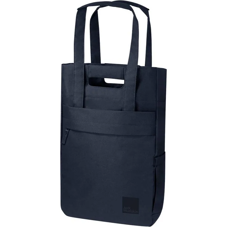 Jack Wolfskin Shopper PICCADILLY, vielseitige Umhängetasche mit recyceltem Material, blau - Preisvergleich