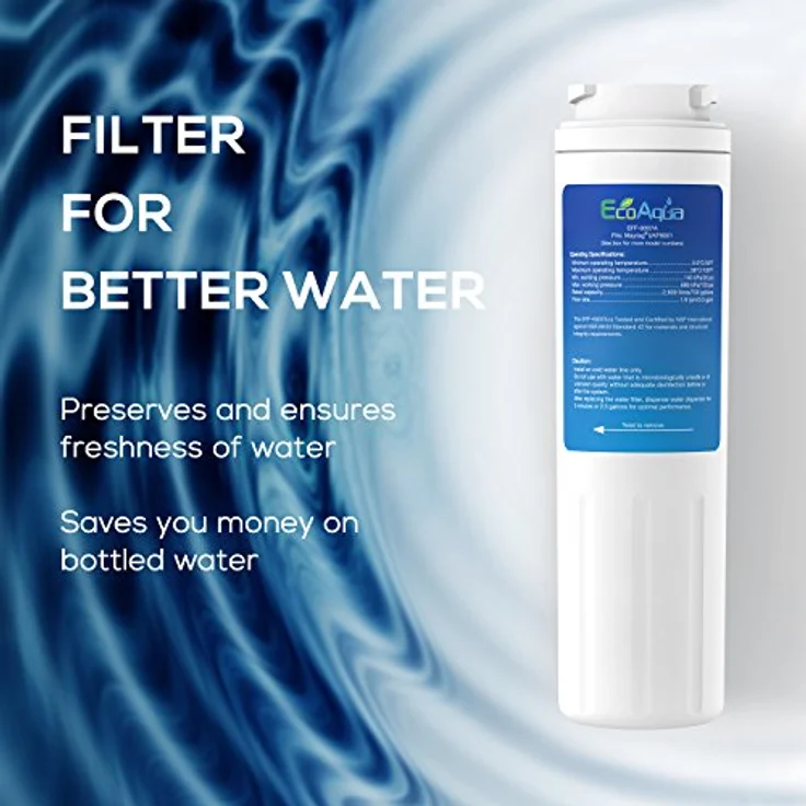 Trinkwasserladen EcoAqua EFF-6007A Wasserfilter für UKF8001, 2839 Liter Kapazität, 1,9 l/min Durchfluss – Bild 7