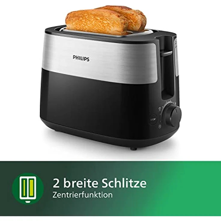 Philips HD2516-90 Daily Collection Toaster, Kunststoff – Bild 3