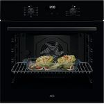 AEG Einbaubackofen – Serie 5 mit Ringheißluft, Aqua-Reinigungsfunktion, Grillfunktion, Schwarz - TU5AB20WSK