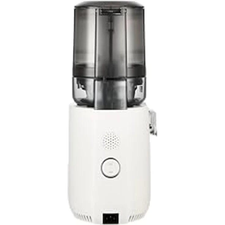 Hurom E50ST, Slow Juicer mit automatischer Zutatenzufuhr, schonender Entsaftungstechnologie, Farbe: Weiß – Bild 3