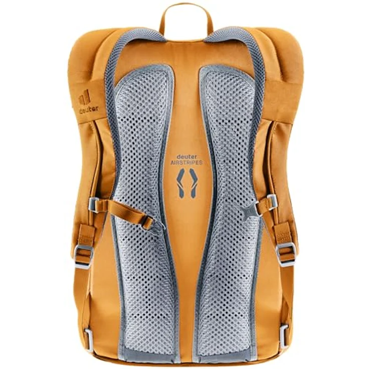 Deuter Gogo Freizeitrucksack, Daypack mit Airstripes System, 100% recyceltem Material, Farbe amber-maple – Bild 4