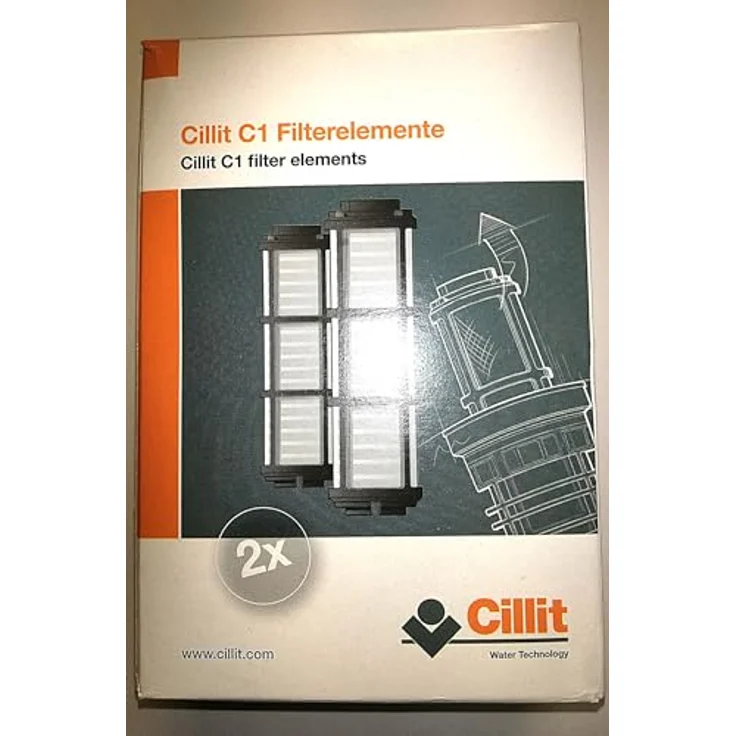 Cillit Bang Cillit C1 Ersatzfilterelement für Einhebelfilter, 2 Stück, Set CL10441 – Bild 1