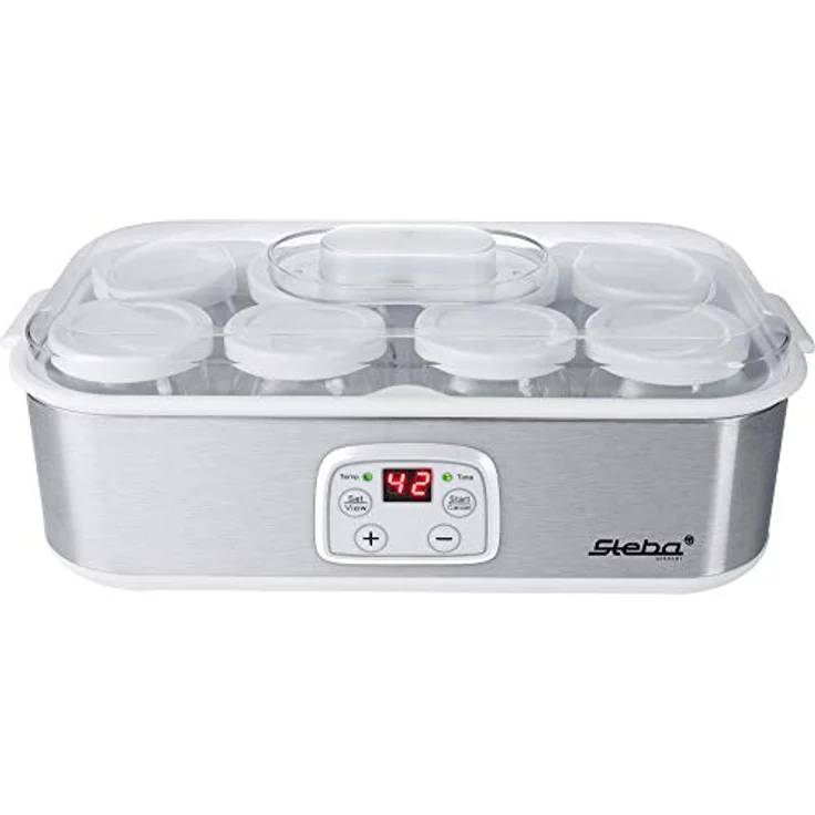 Steba JM 3 Joghurt-Maker, Kunststoff, 1.5 liters, Edelstahl-weiß – Bild 7