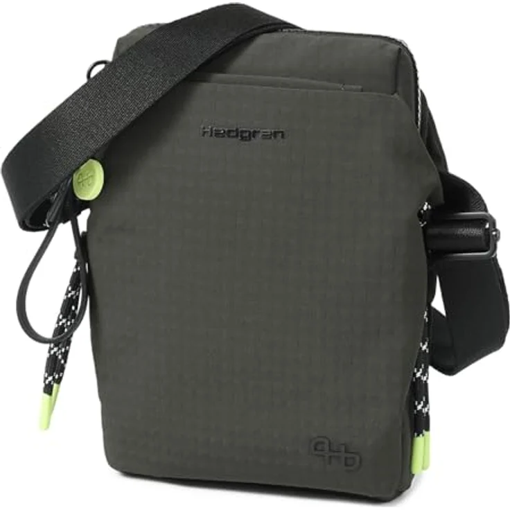 Hedgren String Sipho Mini Bag, Umhängetasche 13 cm, schwarz, mit Reißverschluss und Schlüsselhalter – Bild 3