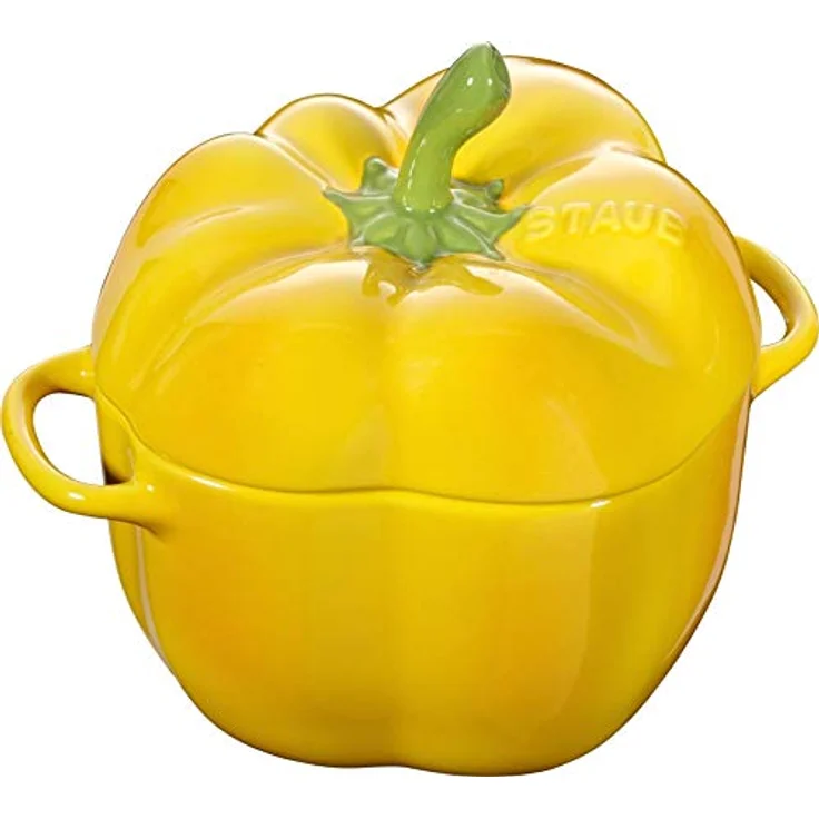 STAUB Zwilling - Ceramic by Paprika Cocotte - gelb - Keramik - H: 10,7cm x B: 15,1cm - Volumen: 0,47L – Bild 1