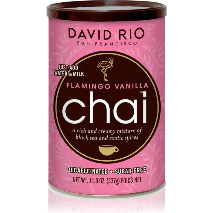 David Rio Flamingo Vanilla Chai Pulver, 337 g Getränkepulver für aromatischen Tee