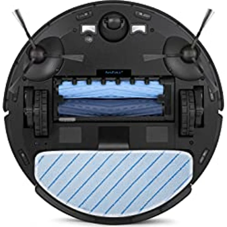 ECOVACS DEEBOT T9 AIVI Saugroboter mit Wischfunktion, 4-Stufen-Reinigungsystem mit doppelseitiger Bürste, KI, 3000 PA, 3D-Hinderniserkennung, Roboter mit 180 min Akku, Alexa, schwarz – Bild 5