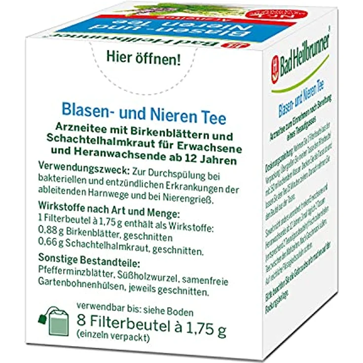 Bad Heilbrunner Blasen- und Nieren Tee – Bild 2