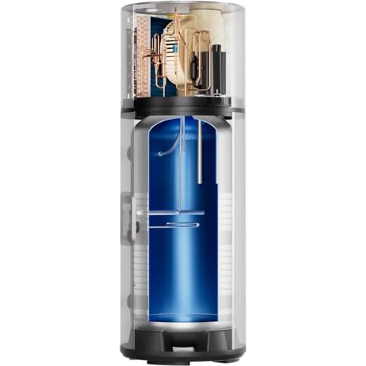 Haier HP200M7-F9, Brauchwasserwärmepumpe mit 192 Liter Speichervolumen, R290 Kältemittel, COP bis 3,27, leiser Betrieb 36 dB(A) – Bild 4