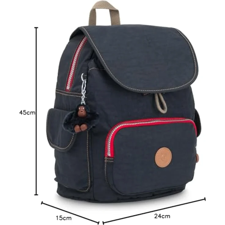 Kipling Classics Basic City Pack S, Rucksack 33,5 cm, 100% Polyester, true navy – Bild 5