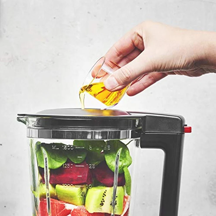 GASTROBACK 41003 Vital Plus, 850 Watt, hitze-und kältebeständiger 1.5 Liter Borosilikatglasbehälter Mixer, 1.5 liters, silber – Bild 4