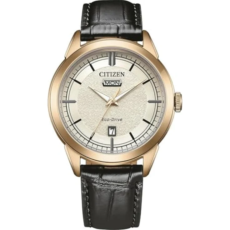 Citizen Herrenuhr Edelstahl, Weiß, 40.5 mm, Eco-Drive, Analog Quartz, AW0153-04AC – Bild 1