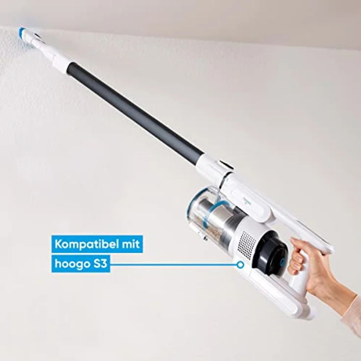 hoogo S3 Motorschutzfilter - Zubehör für Stielsauger - Ersatzteile Akku-Staubsauger - Bürstenrolle - Filter, waschbarer Wechselfilter, effizienter Motorschutz – Bild 2