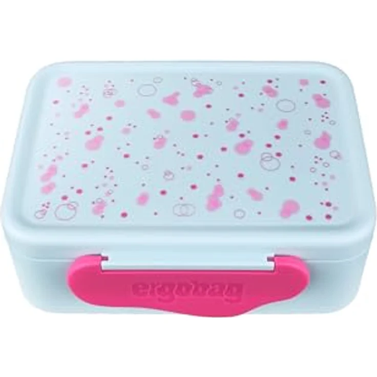 ergobag Lunchbox Brotdose, Tritan, mit Trennfach für Obst und Gemüse, BPA-frei, spülmaschinenfest – Bild 1