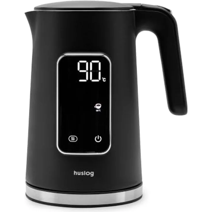 Huslog Elektrischer Wasserkocher AK-02014H, 1,7L mit Touchscreen, 2200W, präzise Temperaturregelung und Warmhaltefunktion – Bild 1