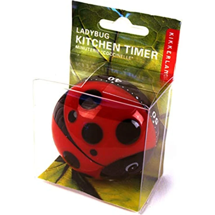Kikkerland KT21-A Küche Zeitmesser Ladybug Assorted, farblich sortiert – Bild 4