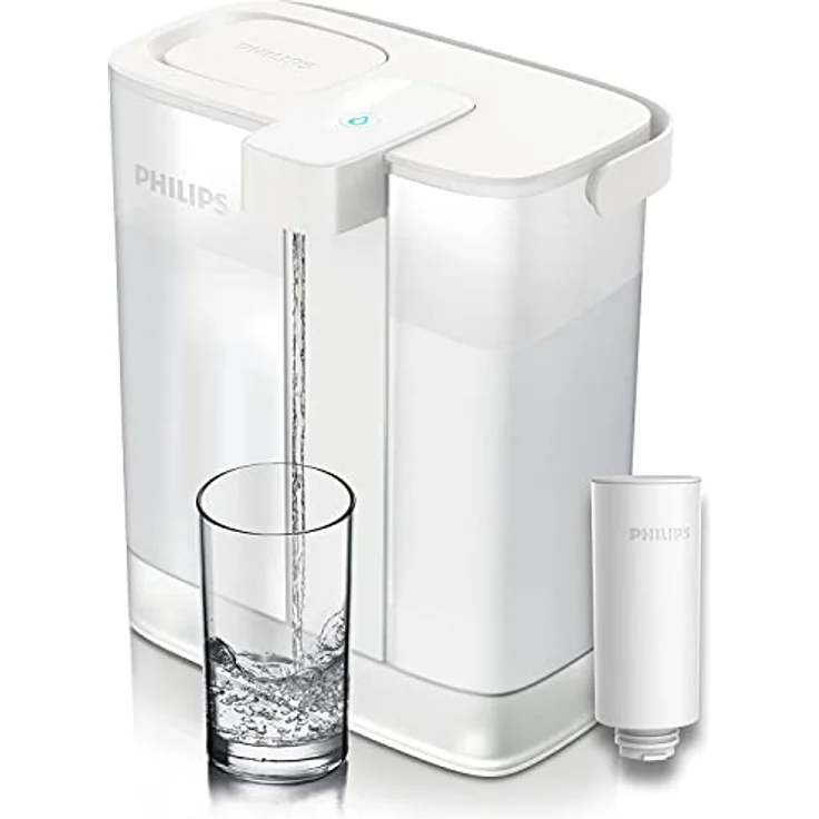 Philips Water Instant Water Filter - 3 l Fassungsvermögen, 1 l/min schneller Durchfluss, wiederaufladbar über USB-C – Bild 1