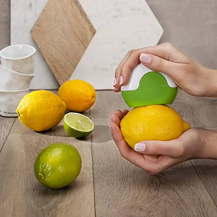 Microplane Zester Reibe Fein Flexi Zesti Grün Edelstahl Silikon für Zitrone, Orange und andere Zitrusfrüchte – Bild 8