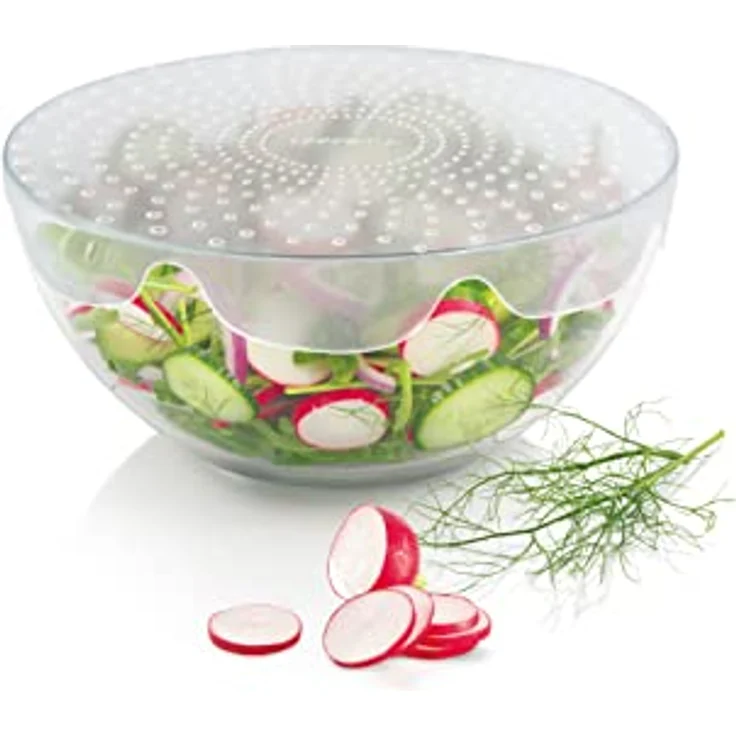 Tescoma Elastische Silikon-Deckel 4FOOD Set mit Ø 17 und 23 cm, flexible und luftdichte Abdeckungen – Bild 3