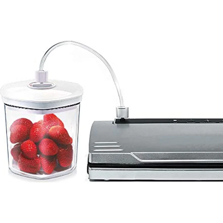Maxxo VC1800 Vakuumdosen-Set, 3-tlg. mit 700/1400/2000 ml, für alle Vakuumierer, spülmaschinen-, kühl- und gefrierschrankgeeignet – Bild 3