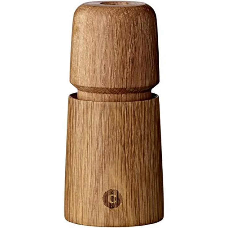 CrushGrind Stockholm Salz- und Pfeffermühlen in Eiche mit Keramikmahlwerk - Kommt in Einer schönen Geschenkbox für den Feinschmecker, 110 mm Eiche - 1 Stück – Bild 1