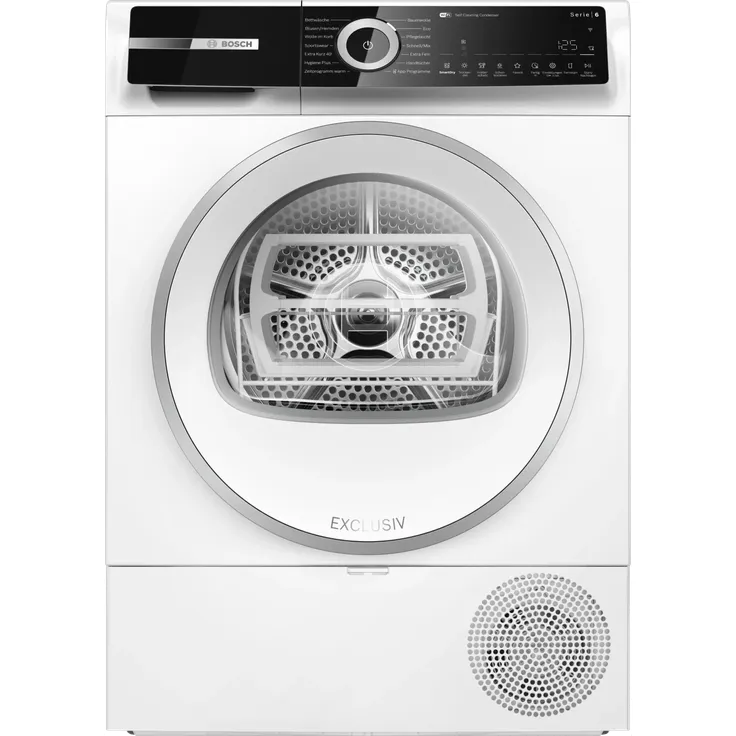 Bosch WQN245B91 Exclusiv, Wäschetrockner mit 9 kg Nennkapazität, Energieeffizienzklasse C, weiß