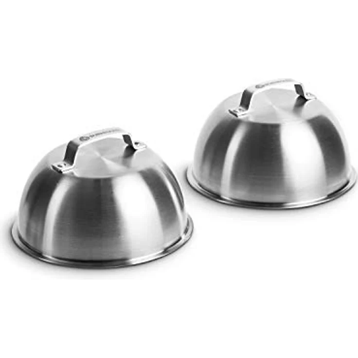 Burnhard Edelstahl Burgerglocken 2-er Set – Bild 1