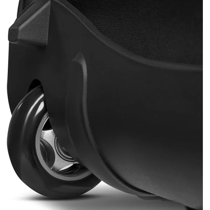 Redolz Duffle Essentials 2-Rollen Reisetasche, 28 cm, Schwarz, 39 l mit arretierbarem Griff und robustem Polyester – Bild 8