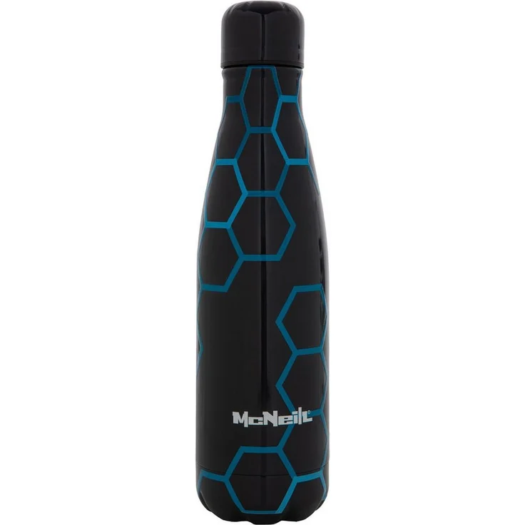 McNeill Trinkflasche, praktische Schule und Freizeit Wasserflasche mit Schraubdeckel, für heiße und kalte Getränke – Bild 1
