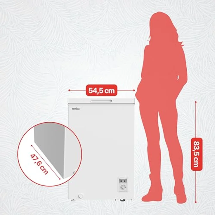 Amica GT 311 105 W Gefriertruhe, freistehend, Energieklasse E – Bild 4