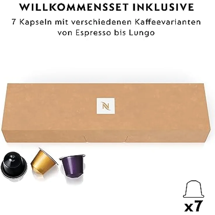 Krups Nespresso XN1101 Essenza Mini Kaffeekapselmaschine, 1260 Watt, weiß, 0,7 Liter – Bild 7