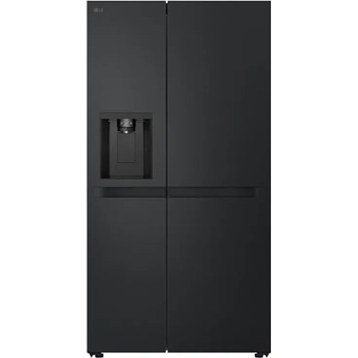 LG GSLC41EPPE, freistehender Side-by-Side Kühlschrank mit Smart Inverter Compressor, 420 l Kühlvolumen, Eis- und Wasserspender, Total NoFrost, LED-Beleuchtung