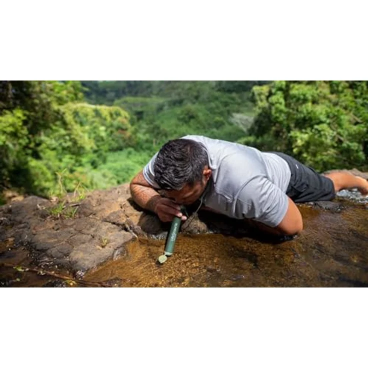LifeStraw Personal Wasserfilter-Trinkhalm für Outdoor, Wandern in grün Grün – Bild 9