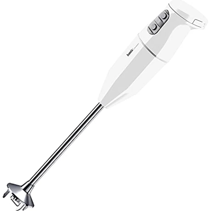 bamix Stabmixer Set cordless PRO kabellos, 250 Watt, 3-Stufen, Made in Switzerland, Weiß – Bild 2