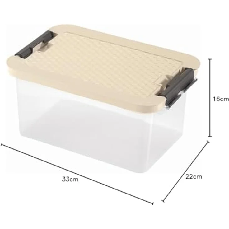 Heidrun Schubladenbox SYSTEMBOX 33 x 22 x 16 cm in Rattanoptik Deckel – Bild 3