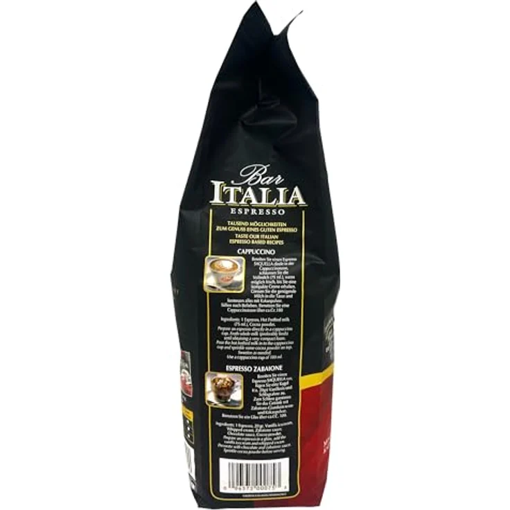 SAQUELLA Espresso Bar Italia Gran Crema 1kg, Kaffeebohnen – Bild 8