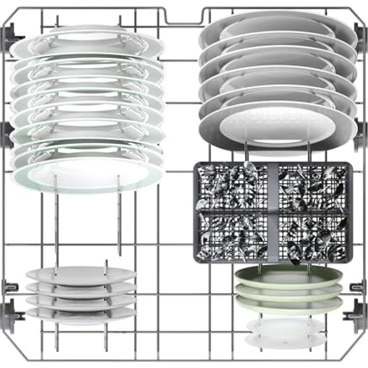 Candy CI 3E9E0W, Vollintegrierbarer Geschirrspüler für 13 Maßgedecke, Geräuschpegel 49 dB, Energieeffizienzklasse E – Bild 7