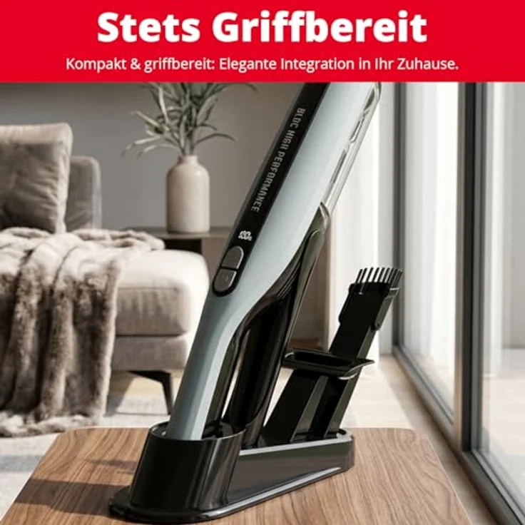 Trisa Handstaubsauger Quick Clean Comfort T1912, kabellos mit hoher Saugkraft – Bild 6