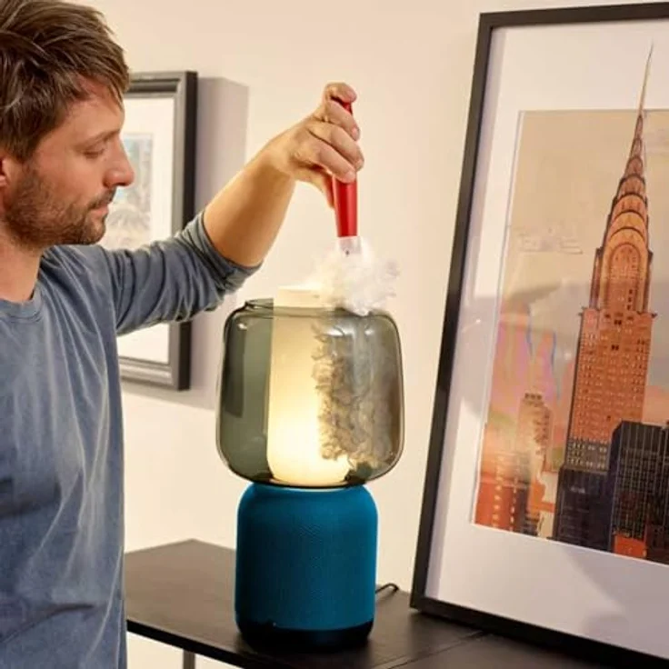 VILEDA FLEX & CATCH Staubwedelentferner mit 2 Mikrofaser-Ersatzteilen, 360° Staubentfernung, kurzer Griff, bis zu 3x mehr Staubaufnahme – Bild 4